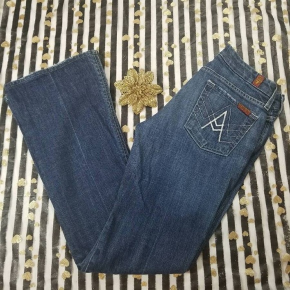 7 for all mankind Skyline Bootcut JEANS - Picture 7 of 8